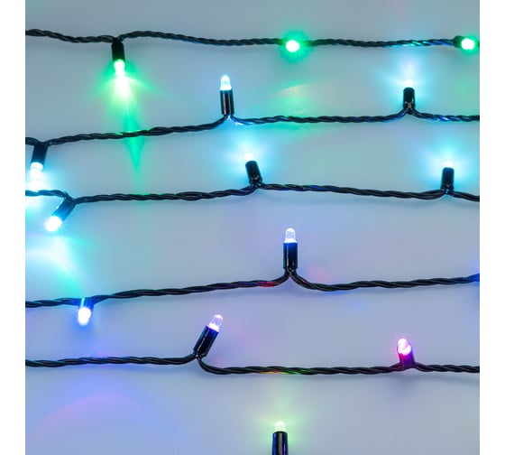 Светодиодная гирлянда Ardecoled ARD-STRING-CLASSIC-6000-BLACK-40LED-LIVE RGB-SPI 031519