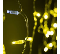 Светодиодная гирлянда Ardecoled ARD-EDGE-CLASSIC-2400x600-CLEAR-88LED-FLASH Gold 031186