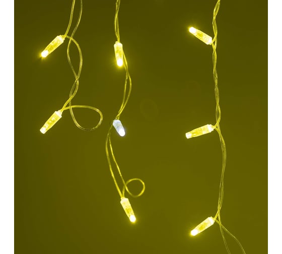 Светодиодная гирлянда Ardecoled ARD-EDGE-CLASSIC-2400x600-CLEAR-88LED-FLASH Gold 031186