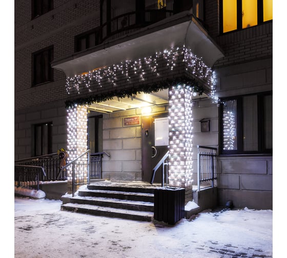 Светодиодная гирлянда Ardecoled ARD-EDGE-PRO-4000x600-BLACK-128LED-MILK-STD White 034109
