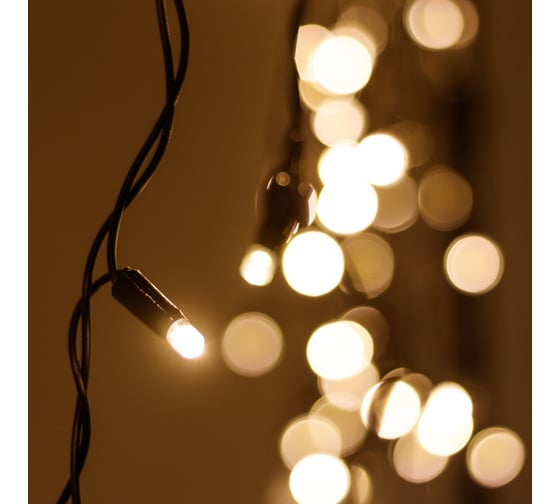 Светодиодная гирлянда Ardecoled ARD-EDGE-CLASSIC-2400x600-BLACK-88LED-MILK-STD Warm, 034107
