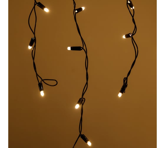 Светодиодная гирлянда Ardecoled ARD-EDGE-CLASSIC-2400x600-BLACK-88LED-MILK-STD Warm, 034107