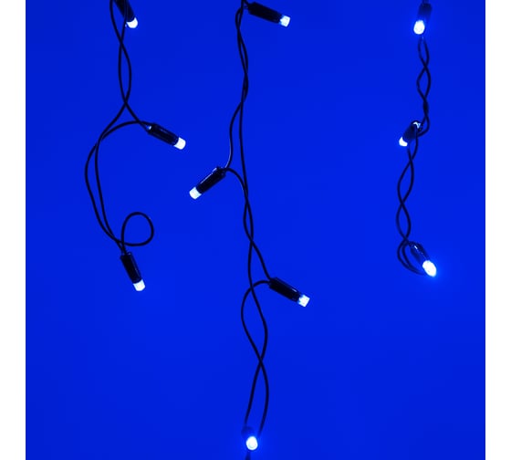 Светодиодная гирлянда Ardecoled ARD-EDGE-CLASSIC-2400x600-BLACK-88LED-STD BLUE 026009