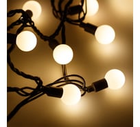 Светодиодная гирлянда Ardecoled ARD-BALL-CLASSIC-D23-20000-BLACK-160LED WARM 025631