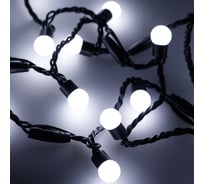 Светодиодная гирлянда Ardecoled ARD-BALL-CLASSIC-D17.5-20000-BLACK-200LED WHITE 025590
