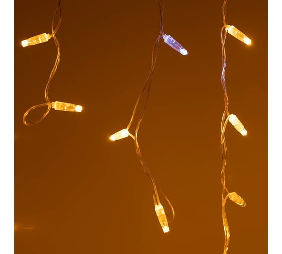 Светодиодная гирлянда Ardecoled ARD-EDGE-CLASSIC-2400x600-CLEAR-88LED-FLASH Yellow, 031184