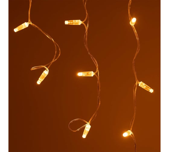 Светодиодная гирлянда Ardecoled ARD-EDGE-CLASSIC-2400x600-CLEAR-88LED-STD Yellow 031183