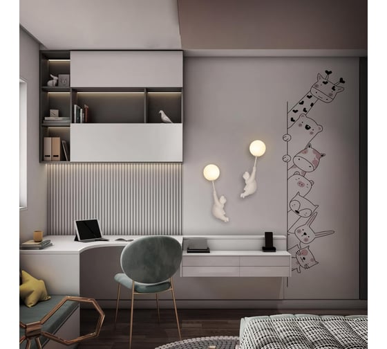 Настенный светильник LOFT IT Teddy 10030W/B