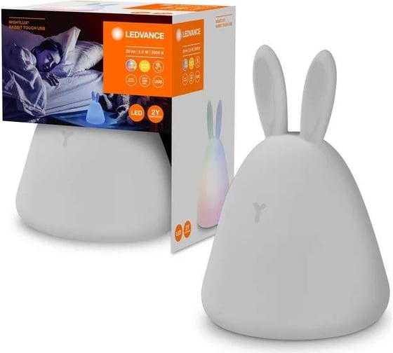 Портативный светильник LEDVANCE Белый 2,5Вт 20Лм NIGHTLUX RABBIT TOUCH USB RGBW LEDV 4058075602113