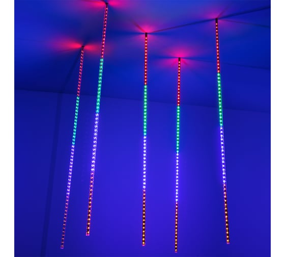 Светодиодная гирлянда Ardecoled ARD-ICEFALL-CLASSIC-D12-1000-5PCS-CLEAR-120LED-LIVE RGB Ardeco 026056