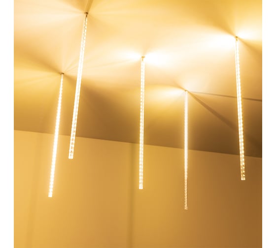 Светодиодная гирлянда Ardecoled ARD-ICEFALL-CLASSIC-D12-500-5PCS-CLEAR-72LED-LIVE WARM Ardecol 026050