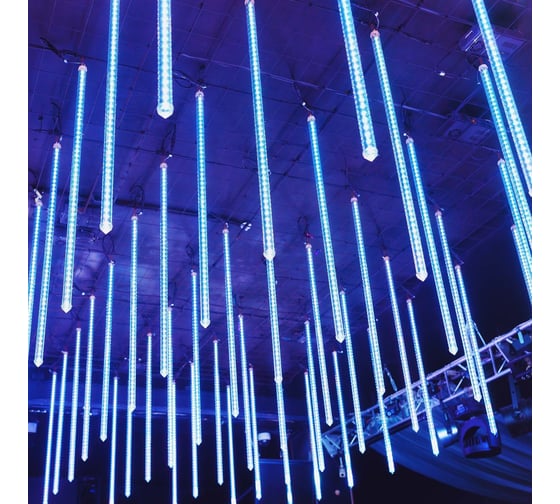 Светодиодная гирлянда Ardecoled ARD-ICEFALL-CLASSIC-D12-500-5PCS-CLEAR-72LED-LIVE BLUE Ardecol 026047