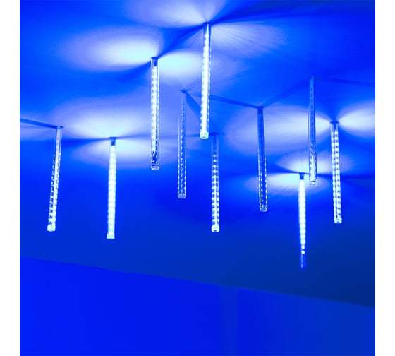 Светодиодная гирлянда Ardecoled ARD-ICEFALL-CLASSIC-D12-200-10PCS-CLEAR-32LED-LIVE BLUE Ardeco 026041 1