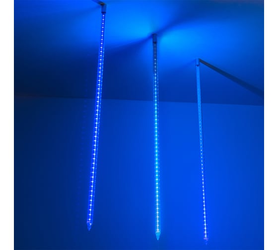 Светодиодная гирлянда Ardecoled ARD-ICEFALL-CLASSIC-D23-1000-CLEAR-96LED-LIVE BLUE, 026102