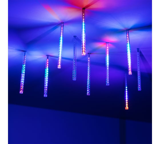 Светодиодная гирлянда Ardecoled ARD-ICEFALL-CLASSIC-D12-200-10PCS-CLEAR-32LED-LIVE RGB Ardecol 026045 1