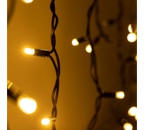 Светодиодная гирлянда Ardecoled ARD-EDGE-PRO-4000x600-BLACK-128LED-MILK-FLASH Warm/Warm, 1шт 034129