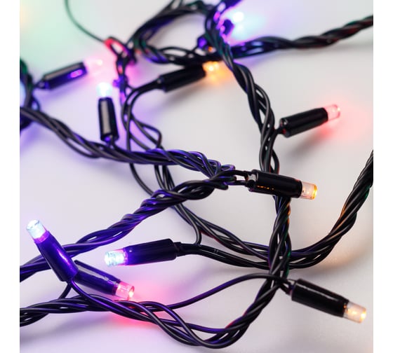 Светодиодная гирлянда Ardecoled ARD-STRING-CLASSIC-10000-BLACK-100LED-LIVE RGB 1шт 025808