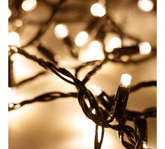 Светодиодная гирлянда Ardecoled ARD-STRING-PRO-10000-GREEN-100LED-STD WARM 1шт 025854