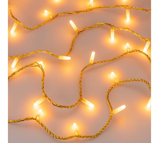 Светодиодная гирлянда Ardecoled ARD-STRING-CLASSIC-10000-YELLOW-100LED-MILK-STD Yellow, 1шт 031200