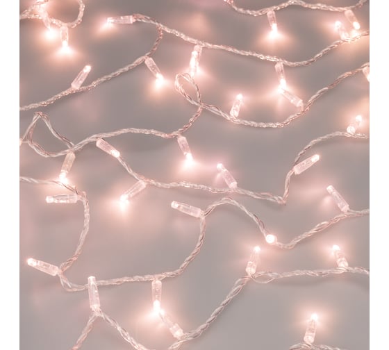 Светодиодная гирлянда Ardecoled ARD-STRING-CLASSIC-10000-CLEAR-100LED-STD Rose Gold, IP6 1шт 025789