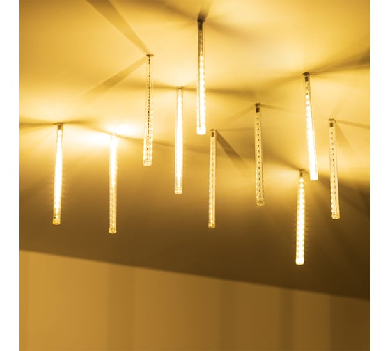 Светодиодная гирлянда Ardecoled ARD-ICEFALL-CLASSIC-D12-200-10PCS-CLEAR-32LED-LIVE WARM Ardeco 026044