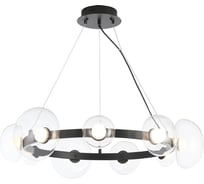 Подвесная люстра Crystal lux BOSQUE SP9 BLACK/TRANSPARENT