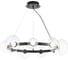 Подвесная люстра Crystal lux BOSQUE SP9 BLACK/TRANSPARENT 1
