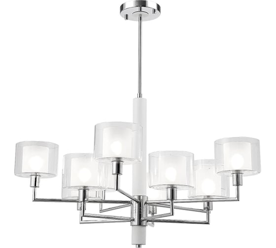 Люстра на штанге Crystal lux MAESTRO SP-PL5+5 CHROME