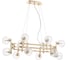 Подвесная люстра Crystal lux LUXURY SP12L GOLD 1
