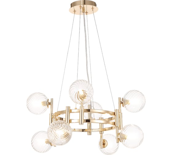 Подвесная люстра Crystal lux LUXURY SP8 GOLD