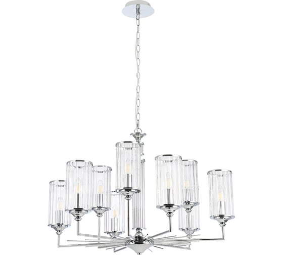 Подвесная люстра Crystal lux GLORIA SP9 CHROME 1