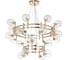 Подвесная люстра Crystal lux LUXURY SP16+8 GOLD 2