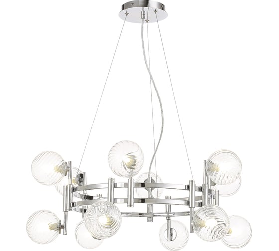 Подвесная люстра Crystal lux LUXURY SP12 CHROME