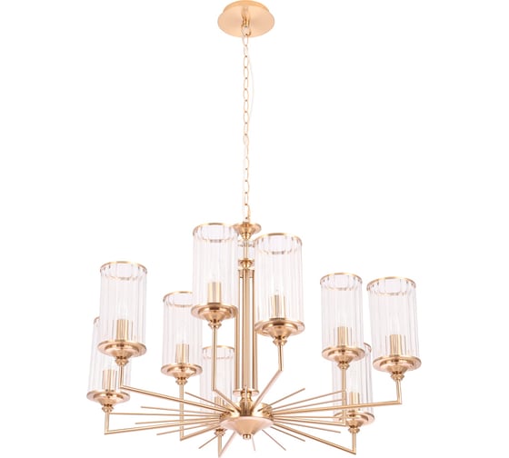 Подвесная люстра Crystal lux GLORIA SP9 BRASS 1