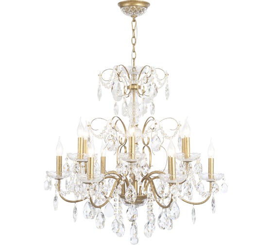 Подвесная люстра Crystal lux ODELIS SP12 GOLD