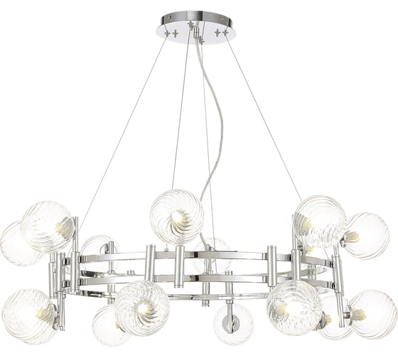 Подвесная люстра Crystal lux LUXURY SP16 CHROME