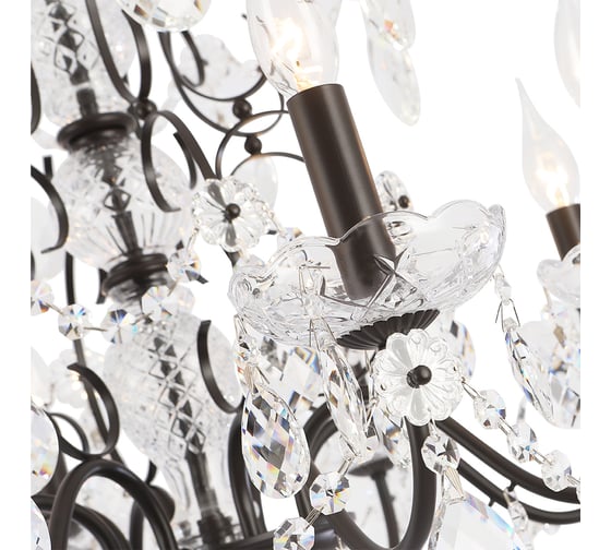 Подвесная люстра Crystal lux ODELIS SP8 BROWN