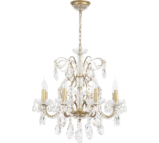 Подвесная люстра Crystal lux ODELIS SP8 GOLD 1