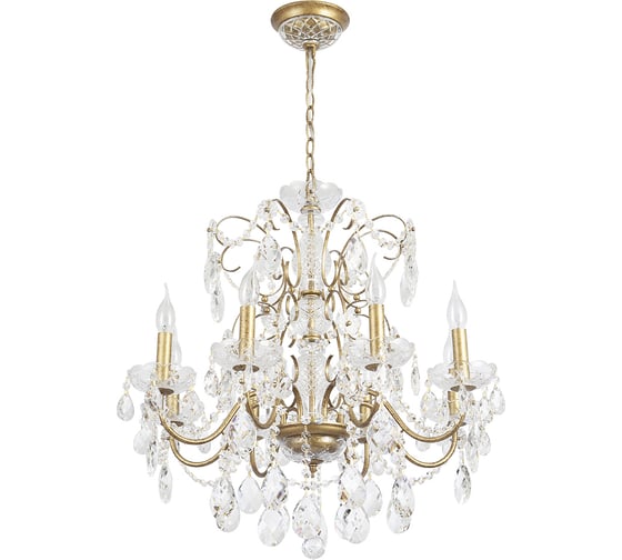 Подвесная люстра Crystal lux ODELIS SP8 GOLD