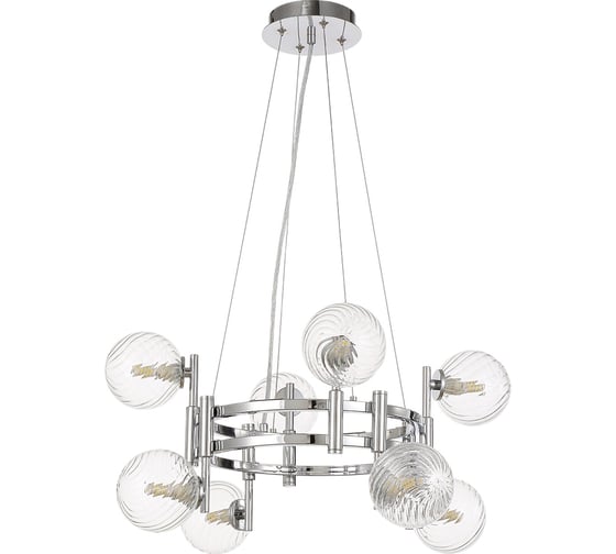 Подвесная люстра Crystal lux LUXURY SP8 CHROME