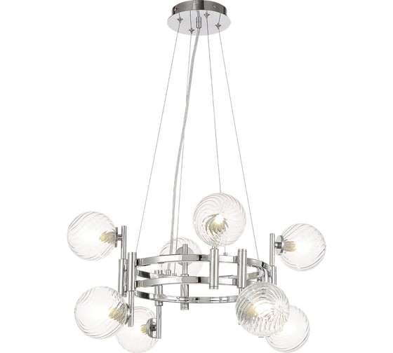 Подвесная люстра Crystal lux LUXURY SP8 CHROME