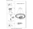 Подвесная люстра Crystal lux MUSIKA SP120W LED GOLD 2
