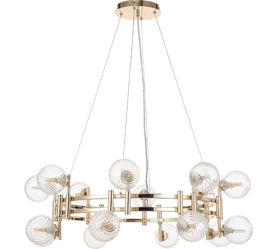 Подвесная люстра Crystal lux LUXURY SP16 GOLD