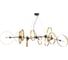 Подвесная люстра Crystal lux ARMONICA SP8 BLACK/BRASS V2 1