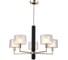 Люстра на штанге Crystal lux MAESTRO SP-PL5 GOLD 1