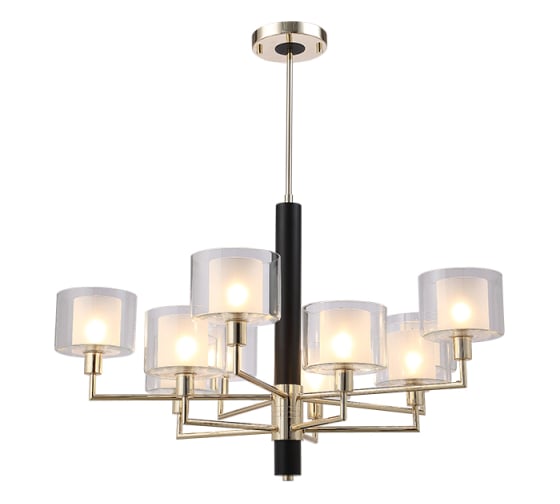 Люстра на штанге Crystal lux MAESTRO SP-PL5+5 GOLD