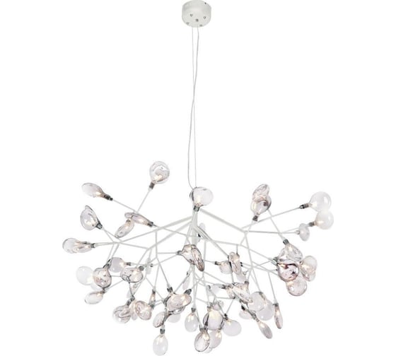 Подвесная светодиодная люстра Crystal lux Evita SP63 White/Transparent 1