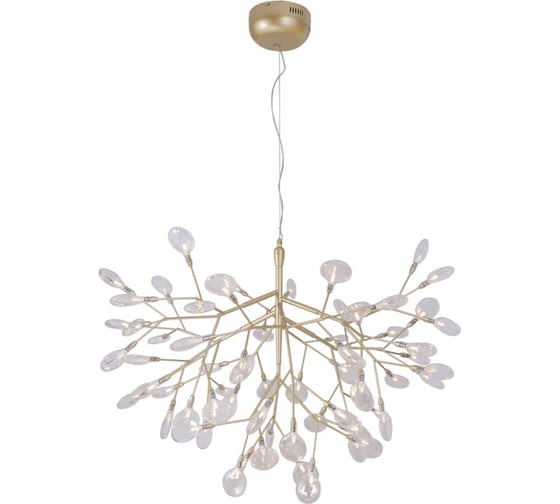 Подвесная люстра Crystal lux Evita SP63 Gold/Transparent