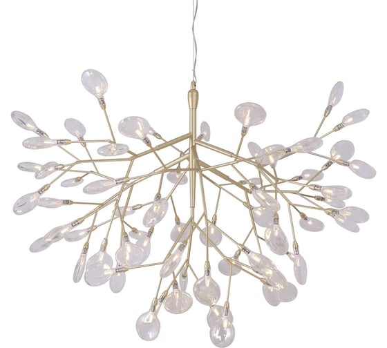 Подвесная люстра Crystal lux Evita SP63 Gold/Transparent
