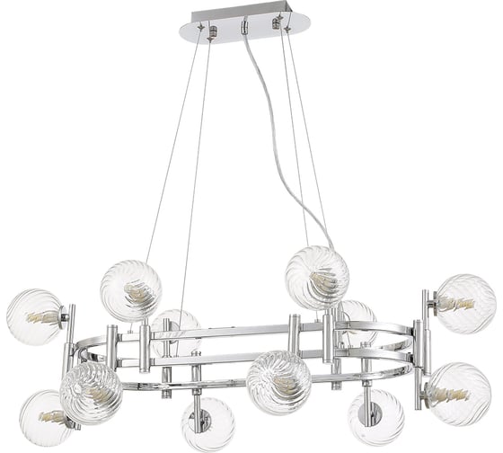 Подвесная люстра Crystal lux LUXURY SP12L CHROME